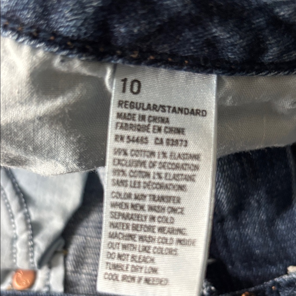 American Eagle Outfitters Blue Straight Leg Jeans - Picture 2 of 2